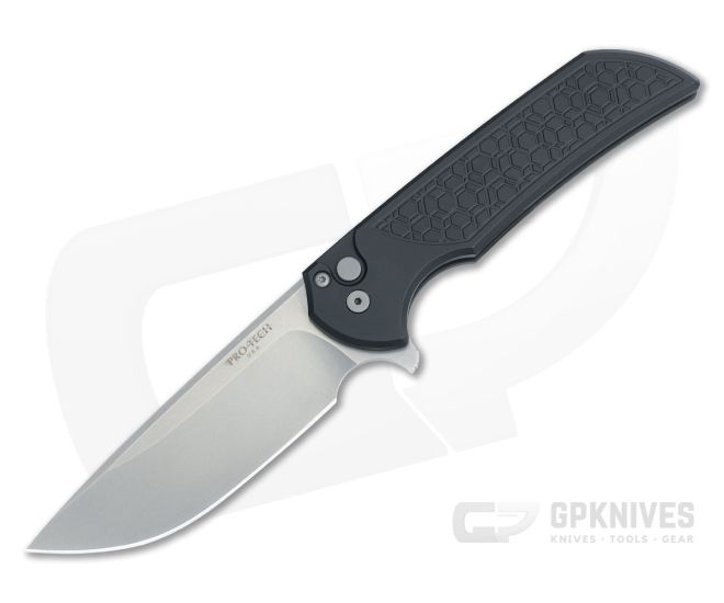 Protech Mordax Black Gridlock Stonewash Magnacut - PT-MX105-GRIDLOCK