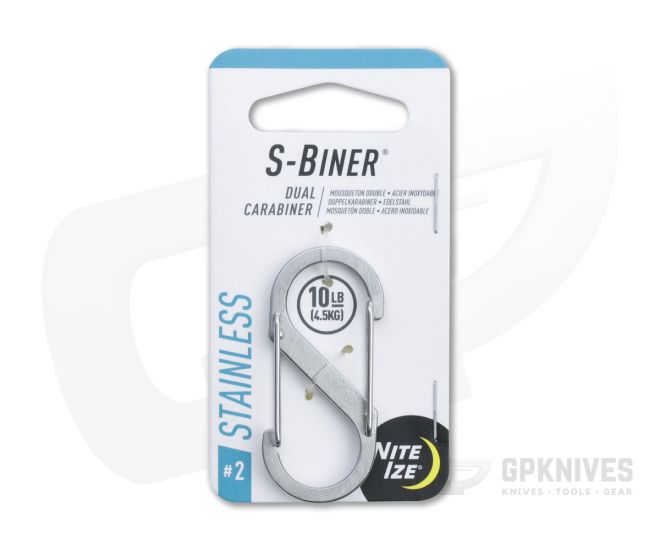 Nite Ize Innovation S-Biner #2 Stainless Steel - NI-00743