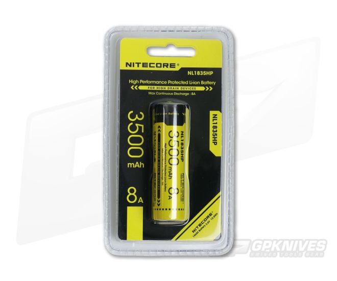 Nitecore High Drain Rechargeable 18650 Li-ion Battery 3500mAH - NC-NL1835HP