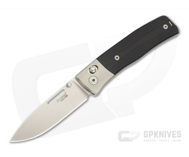 LionSteel NiNi Titanium Bolster Black G10 M390 Crossbar Lock - LS-NN2-GBK