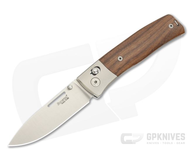 LionSteel NiNi Titanium Bolster Santos Wood M390 Crossbar Lock - LS-NN2-ST