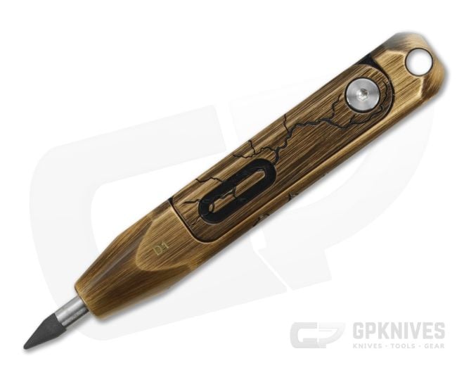 OKNIFE Otacle D1 Cracked Brass Multi-Bit Driver - OK-OTACLE-D1-CB
