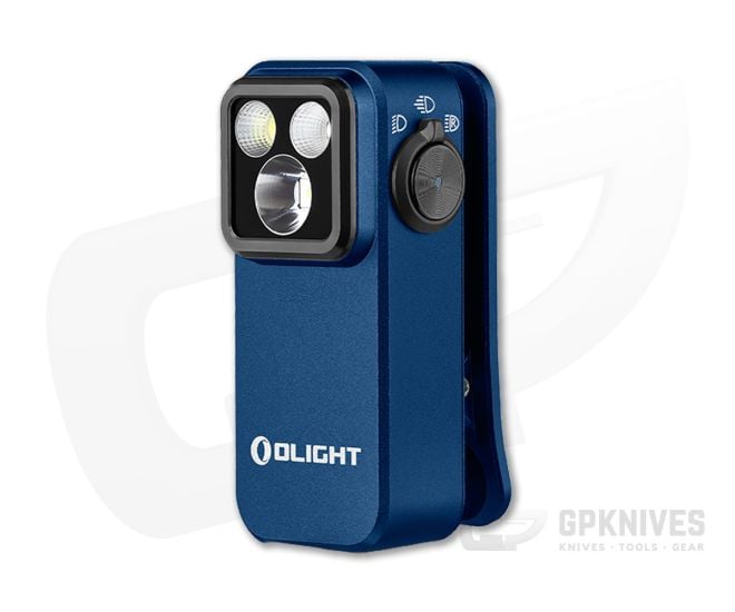 Olight Oclip Pro Midnight Blue (Cool White) USB-C Rechargeable Clip-On Flashlight - OL-OCLIP-PRO-MNBL