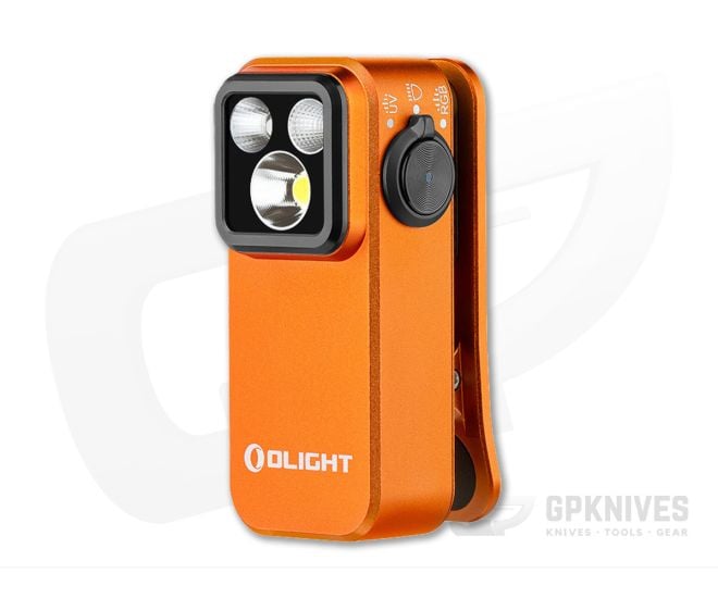 Olight Oclip Pro S - Orange Clip Light 600 Lumens