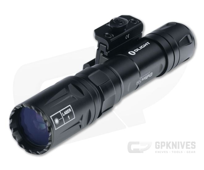 Olight Odin Turbo Black LEP 330 Lumen Rechargeable Picatinny Rail Weapon Light - OL-ODIN-TURBO