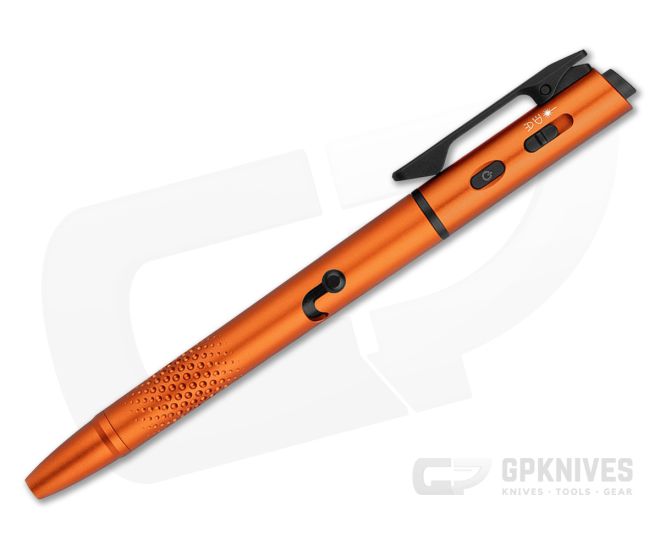 Olight O'Pen 3 Orange Aluminum Penlight with Laser (6.10" Overall) - OL-OPEN-3-ORG