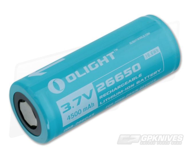 Olight 26650 Lithium Ion Battery 4500mAh ORB-266C45 - OL-2665045