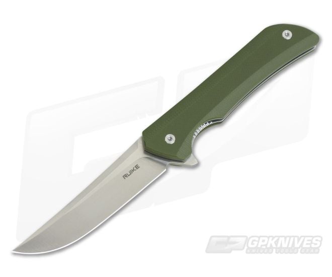RUIKE Hussar P121 14C28N Liner Lock Flipper Green G10 - RU-P121-G