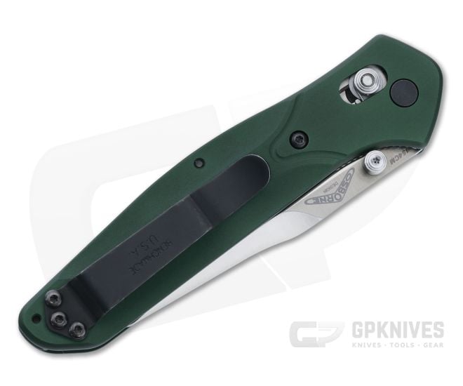 Benchmade First Production 940 Osborne Green Aluminum For Sale
