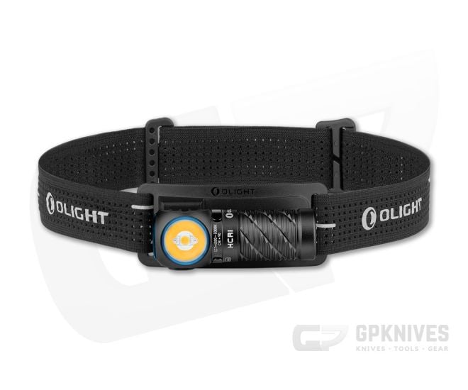 Olight Perun 3 Mini Black High CRI (Neutral White) 16340 Headlamp Right-Angle Flashlight - OL-PERUN-3-MINI-BLK-HCRI-NW