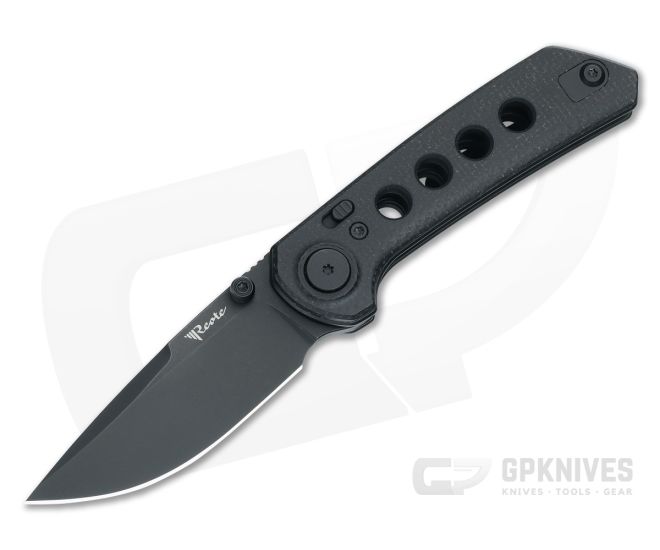 Reate PL-XT Pivot Lock Black Micarta Black PVD Nitro-V - RK-PL-XT-BLK-PVD