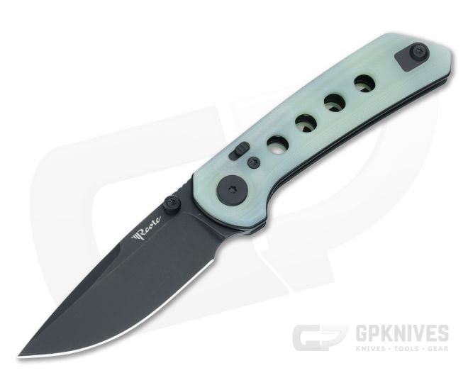 Reate PL-XT Pivot Lock Jade G10 Black PVD Nitro-V - RK-PL-XT-JDE-PVD