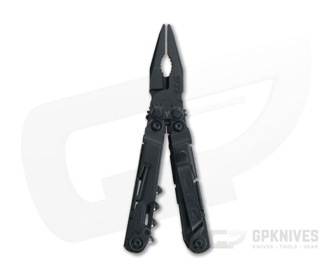 SOG PowerLitre Black Compound Leverage Mini Multi-tool with Corkscrew PL1002-CP - SOG-PL1002-CP