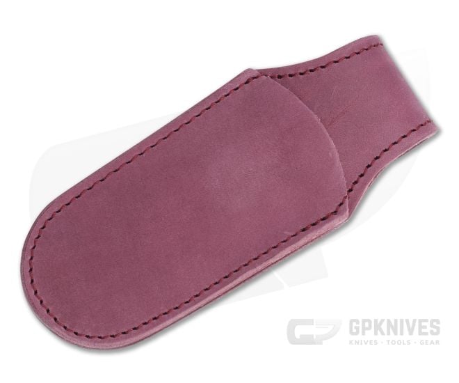 MKM Magnetic Leather Pocket Sheath Burgundy PLSM01-BU - MKM-PLSM01-BU