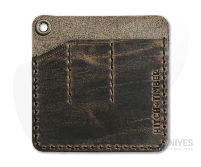 Hitch & Timber Pocket Pack Triple Slip EDC Organizer Crazy Horse Leather - HT-POCKETPACK-CH
