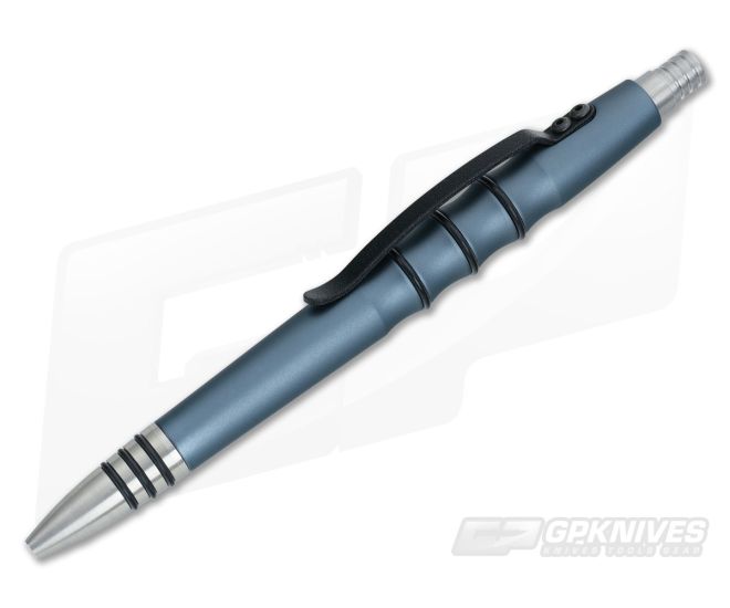 Tuff-Writer Precision Press Series Gray Ink Pen - TW-PPP-AL-SG