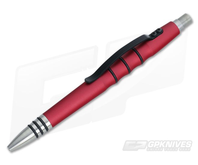 Tuff-Writer Precision Press Series Radiant Red Pen - TW-PPP-AL-SAT-RED
