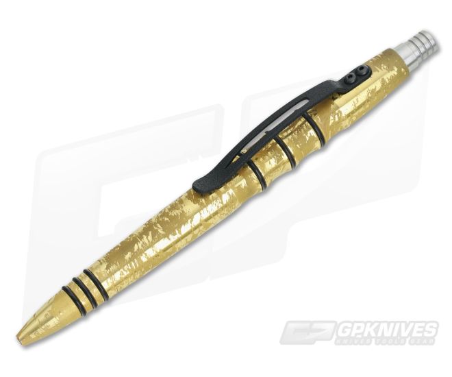 Tuff-Writer Precision Press Pen Brass Vehement Apocalypse Wash - TW-PPP-BRS-VAW