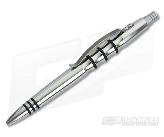 Tuff-Writer Precision Press Polished Titanium Pen - TW-PPP-TI-POL