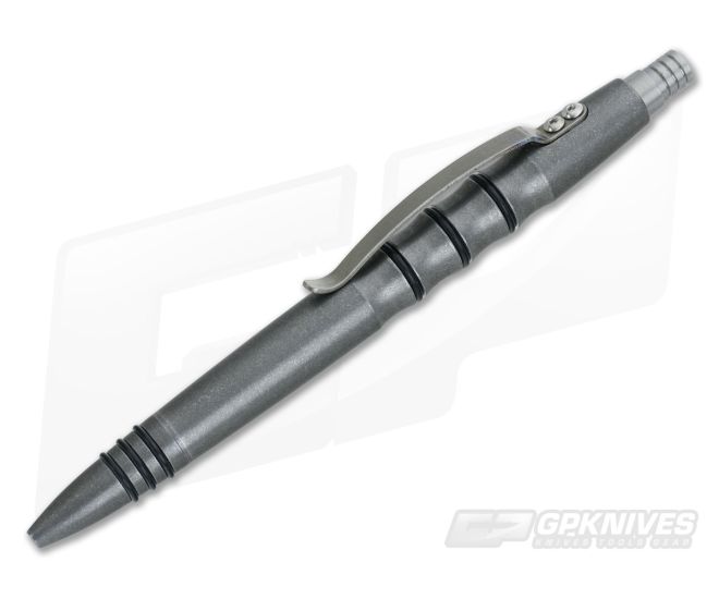 Tuff-Writer Precision Press Tumbled Titanium Pen - TW-PPP-TI-TUM