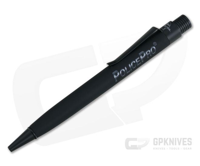 Fisher Space Pen Police Pro Matte Black Space Pen Rubberized Aluminum PPROMB - FSP-PPROMB