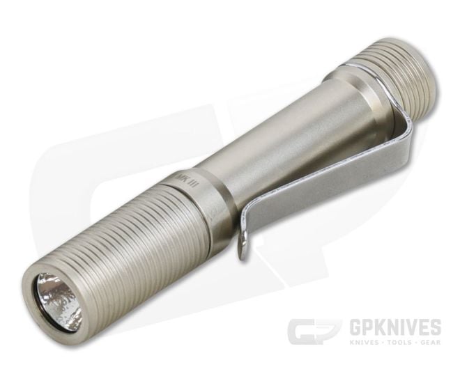 FourSevens Preon P1 MKIII Satin Nickel AAA LED Flashlight P1-SEN - FS-PREON-P1-SEN