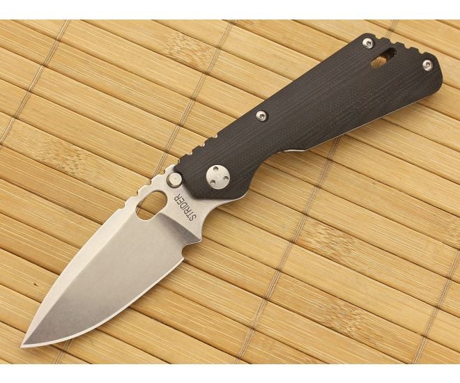 Strider Knives PT-CC Black G10 Top Swedge Framelock for sale