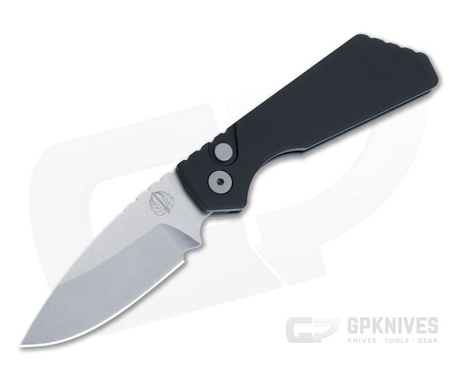 Protech Strider PT Plus Stonewashed Magnacut Black Aluminum PT201 - PT-PT201