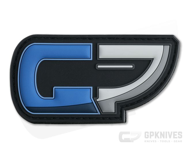 GPKnives Logo Hook & Loop Velcro PVC Patch - AC-PVC-PATCH