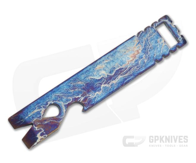 Qerim 37 V4 Worker Titanium Pry Tool Satin PMT Finish 015 - QRM-015