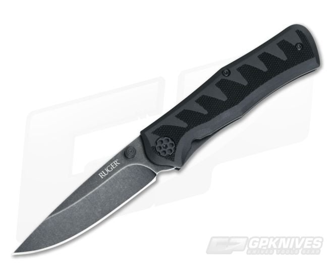 CRKT Ruger Crack-Shot Compact Black Stonewash Folder R1201K - CRKT-R1201K