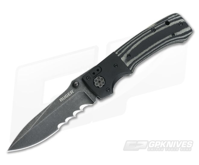 CRKT Ruger Harsey All-Cylinders Veff Serrations G-10 Tactical R2002K - CRKT-R2002K
