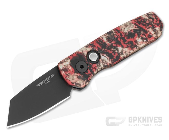 Protech Runt 5 Auto Crimson Tiger Camo Custom - PT-R5403-CTC