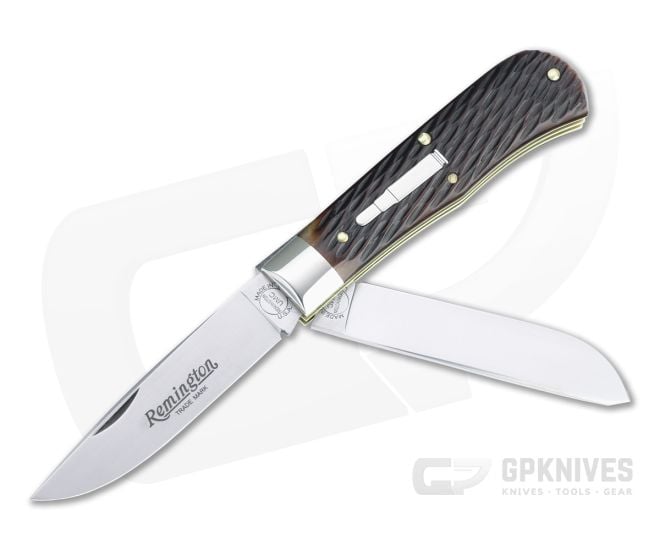 Remington R7352 Prospector 2021 Baby Bullet Trapper Antique Autumn Peach Seed Jigged Bone - RM-R7352