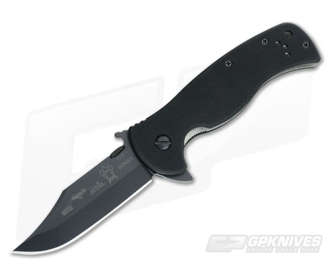 Emerson RangeMaster Sheepdog Bowie Flipper Black Plain - EM-RANGEBOWIE-BT-ST