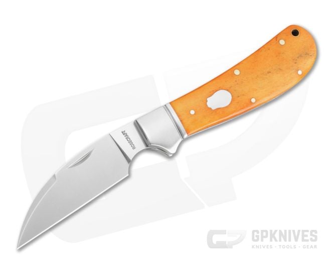 RoseCraft Clinch River Swayback Bourbon Orange Bone 14C28N Pocket Knife (4.00" Closed) RCT005-2026 - RCB-RCT005-2026