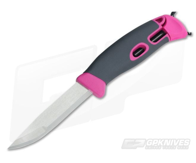 Light My Fire Mora FireKnife with Integral FireSteel Fuschia - LMF-S-FK-FUSCHIA