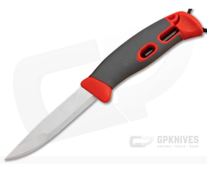 Light My Fire Mora FireKnife with Integral FireSteel Red - LMF-S-FK-RED