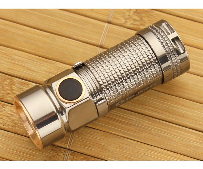 Olight S1 Baton Polished Titanium LED Flashlight