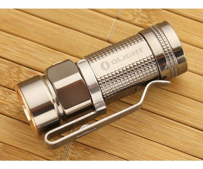Olight S1 Baton Polished Titanium Flashlight - OL-S1-TI