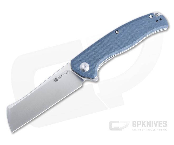 Sencut Traxler Flipper Neutral Blue G10 Satin Sheepsfoot Blade S20057C-2 - SC-S20057C-2
