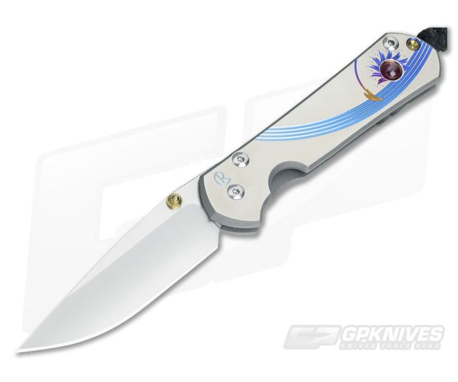 Chris Reeve Small Sebenza 21 Unique Graphic w/Faux Ruby - CRK-S21-1060