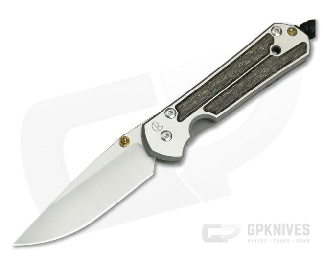 Chris Reeve Small Sebenza 21 Bog Oak Wood Inlays - CRK-S21-1082