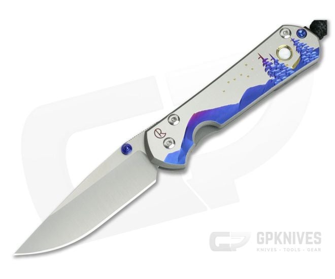 Chris Reeve Small Sebenza 21 "Big Dipper" Night Sky with Mother of Pearl Cabochon 1112-012 - CRK-S21-1112-012