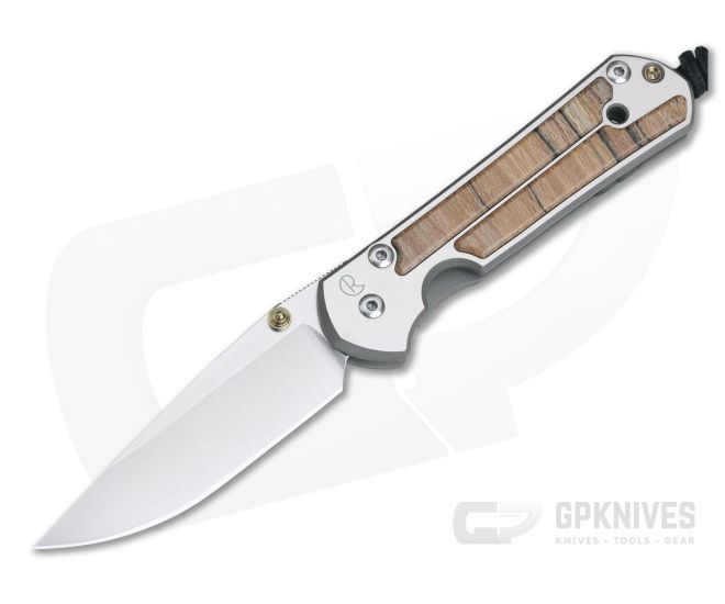 Chris Reeve Small Sebenza 21 Spalted Beech Wood Inlays 1162-002 - CRK-S21-1162-002