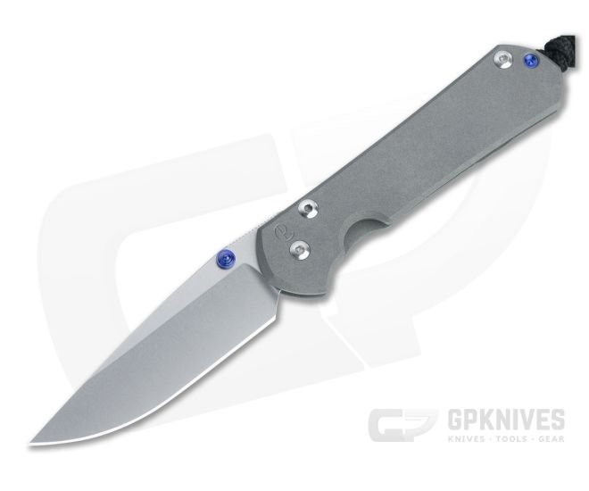 Chris Reeve Small Sebenza 31 Blade Show 2021 Bead S45VN Double Lug Titanium Frame Lock Folder - CRK-S31-1000-2021