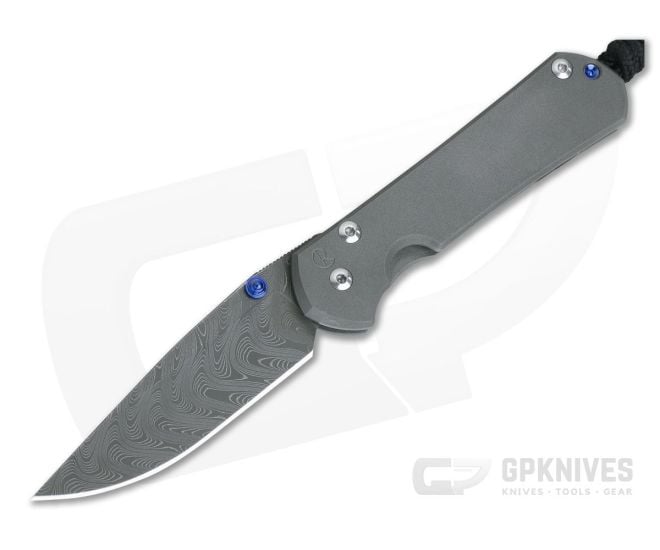 Chris Reeve Small Sebenza 31 Boomerang Damascus Drop Point - CRK-S31-1002