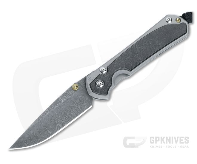 Chris Reeve Small Sebenza 31 Frame Lock Folder Bog Oak Inlays Ladder Damascus Drop Point S31-1104 - CRK-S31-1104