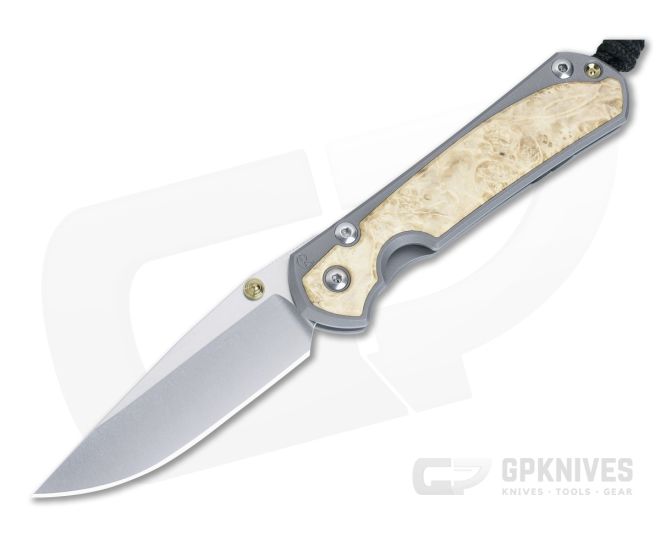 Chris Reeve Small Sebenza 31 Frame Lock Folder Box Elder Inlay MagnaCut Drop Point S31-1108-011 - CRK-S31-1108-011