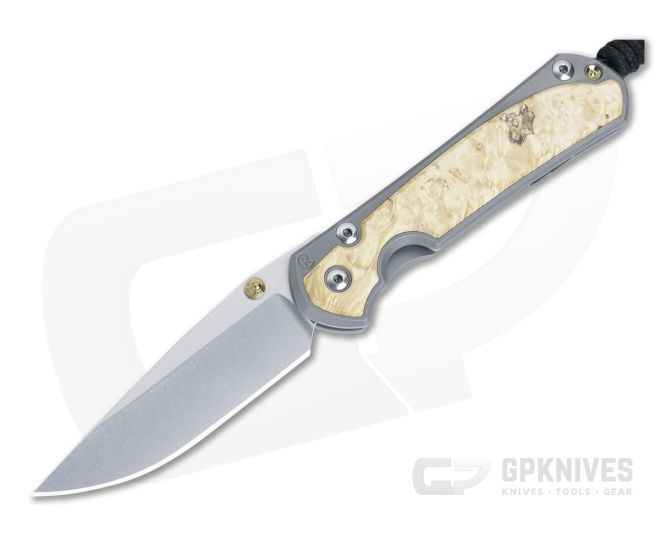 Chris Reeve Small Sebenza 31 Frame Lock Folder Box Elder Inlay MagnaCut Drop Point S31-1108-014 - CRK-S31-1108-014